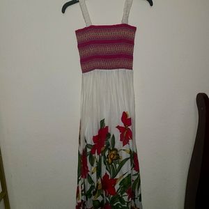 Strappy Floral Summer Dress Beach dress